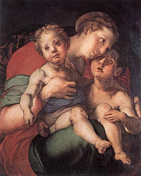 Jacopo Pontormo Madonna and Child with the Young St John